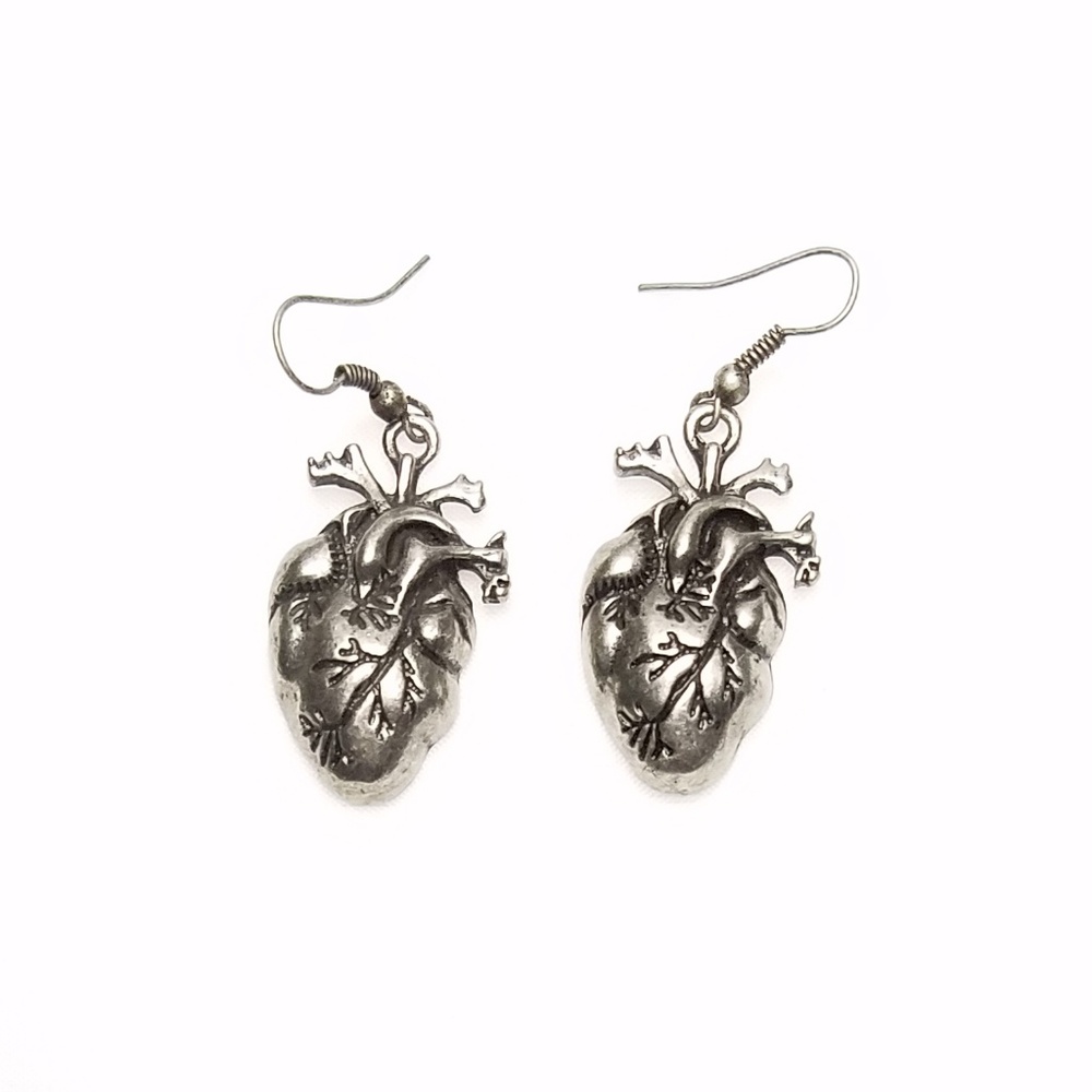 Anatomically Correct Heart Medical Doctor Earrings